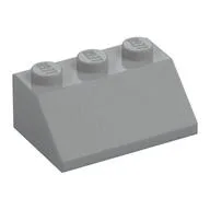 Brick Sloped 45° 2 x 3, Light Bluish Gray