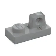 Hinge Plate 1 x 2 Locking with 1 Finger On Top, Light Bluish Gray