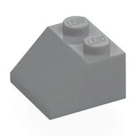 Brick Sloped 45° 2 x 2, Light Bluish Gray