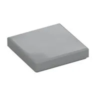 Tile 2 x 2 with Groove, Light Bluish Gray