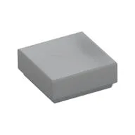 Tile 1 x 1 with Groove, Light Bluish Gray