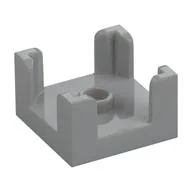 Panel 2 x 2 x 1 Corner Posts with Centre Stud, Light Bluish Gray