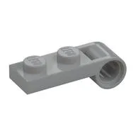 Plate Special 1 x 2 with Pin Hole On Side, Light Bluish Gray