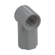 Technic Axle and Pin Connector Angled #1, Light Bluish Gray