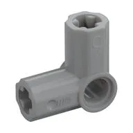Technic Axle and Pin Connector Angled #6 - 90°, Light Bluish Gray