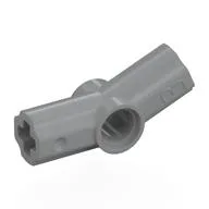 Technic Axle and Pin Connector Angled #3 - 157.5°, Light Bluish Gray