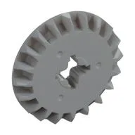 Technic Gear 20 Tooth Bevel, Light Bluish Gray