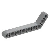Technic Beam 1 x 9 Bent (7 - 3) Thick, Light Bluish Gray