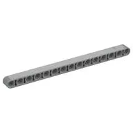 Technic Beam 1 x 15 Thick, Light Bluish Gray