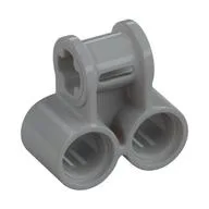 Technic Axle and Pin Connector Perpendicular Double, Light Bluish Gray