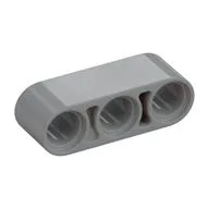 Technic Beam 1 x 3 Thick, Light Bluish Gray