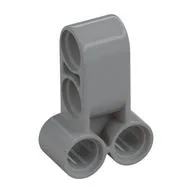 Technic Pin Connector Perpendicular Long, Light Bluish Gray