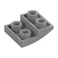 Brick Curved Inverted 2 x 2 x 2/3, Light Bluish Gray