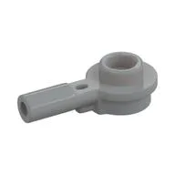 Plate Special Round 1 x 1 with Hollow Stud and Horizontal Bar 1L, Light Bluish Gray