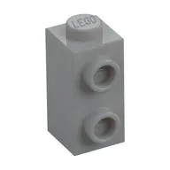 Brick Special 1 x 1 x 1 2/3 with Studs on 1 Side, Light Bluish Gray
