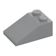 Brick Sloped 33° 3 x 2, Light Bluish Gray