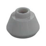 Cone 1 1/2 x 1 1/2 x 2/3, Light Bluish Gray