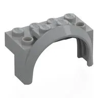 Wheel Arch, Mudguard 4 x 2 x 2 1/2, Light Bluish Gray