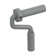 Equipment Paint Roller Brush Handle Smooth Handle, Light Bluish Gray