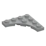 Plate Special 4 x 4 with 3 x 3 Quarter Round Cutout, Light Bluish Gray