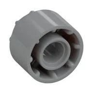 Technic Driving Ring Extension, 8 Ridges, Light Bluish Gray
