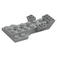 Plate Special 4 x 7 with 3 Slopes, Wedges, 3 Axle Holes, Light Bluish Gray