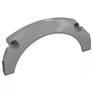 Technic Panel Car Mudguard Arched 11 x 5 x 2, Arched Top, Light Bluish Gray