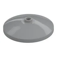 Dish 4 x 4 Inverted with Open Stud [Radar], Light Bluish Gray