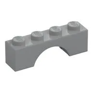 Brick Arch 1 x 4, Light Bluish Gray
