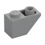 Brick Sloped Inverted 45° 2 x 1, Light Bluish Gray