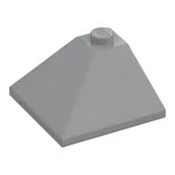 Brick Sloped 33° 3 x 3 Double Convex, Light Bluish Gray