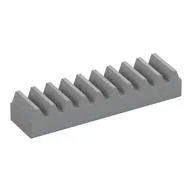 Technic Gear Rack 1 x 4, Light Bluish Gray