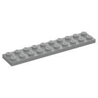 Plate 2 x 10, Light Bluish Gray