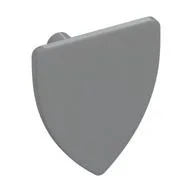 Shield Triangular, Light Bluish Gray