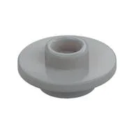 Equipment Cup / Teacup Saucer with Recessed Stud on Top [Plain], Light Bluish Gray