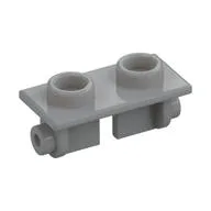 Hinge Brick 1 x 2 Top Plate Thin, Light Bluish Gray