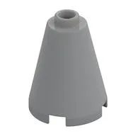 Cone 2 x 2 x 2, Open Stud, Light Bluish Gray