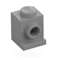 Brick Special 1 x 1 with Headlight, Light Bluish Gray
