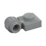 Plate Special 1 x 1 with Clip Light, Bar Hole [Thick Ring], Light Bluish Gray