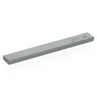 Tile 1 x 8 with Dark Bluish Grey 'VOL' Print, Light Bluish Gray