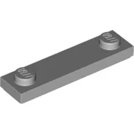 Plate Special 1 x 4 with 2 Studs with Groove [New Underside], Light Bluish Gray