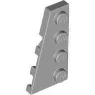 Wedge Plate 4 x 2 Left, Light Bluish Gray