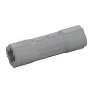 Technic Driving Ring Connector Smooth [2 rounded and 2 flat side walls], Light Bluish Gray
