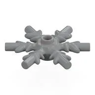 Snowflake / Star 4 x 4, Light Bluish Gray