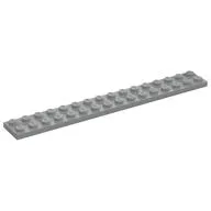 Plate 2 x 16, Light Bluish Gray