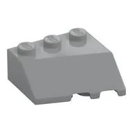 Brick Wedged, Sloped 45° 3 x 3 Left, Light Bluish Gray