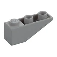 Brick Sloped Inverted 33° 3 x 1 with Internal Stopper and No Front Stud Connection, Light Bluish Gray