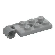 Hinge Plate 2 x 4 with Pin Hole with 2 Holes - Top, Light Bluish Gray
