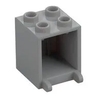 Box 2 x 2 x 2 [Hollow Studs], Light Bluish Gray