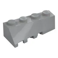 Brick Wedged, Sloped 45° 4 x 2 Right, Light Bluish Gray